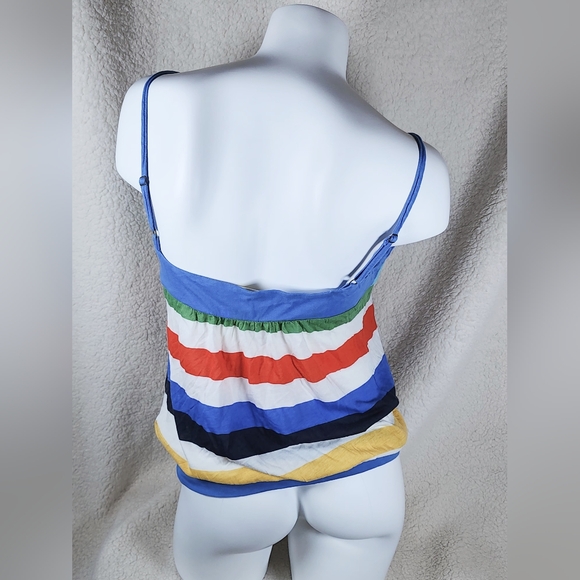 2 Vintage Roxy Tank Tops Blue and White Size Large - Picture 13 of 16